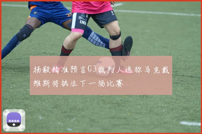 杨毅精准预言G3裁判人选称马克戴维斯将执法下一场比赛